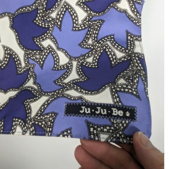 Ju Ju Be Happy Better Be Lace Diaper Bag Purple Floral Baby Bag Changing Pad - Picture 3 of 14